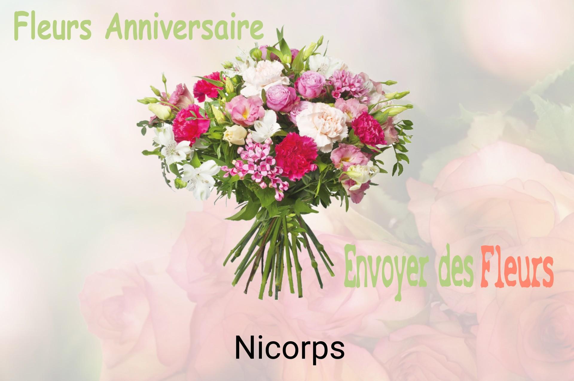 Bouquet de fleurs d’anniversaire livré à Nicorps